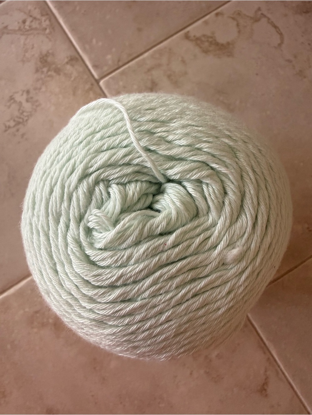 Scheepjes Whirlette Cotton/Acrylic Blend Yarn - Soft Mint Green - Picture 3 of 6